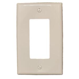 Leviton 3/8 Unbreakable 1-Gang Rocker Wall Plate - White (Used)